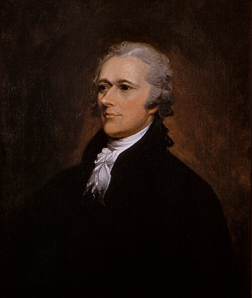 Alexander Hamilton, portrait by John Trumbull, 1806