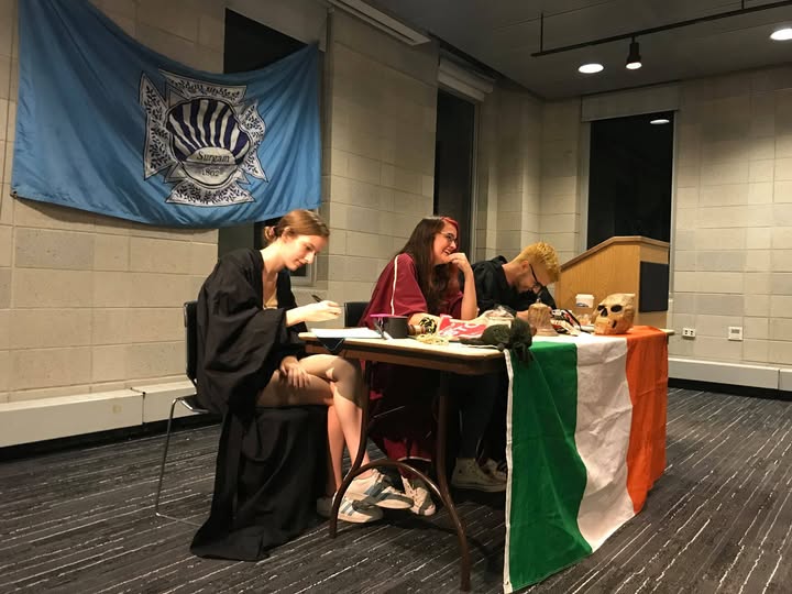 A Thursday meeting of the Philolexian Society