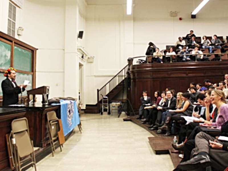 The Joyce Kilmer Memorial Bad Poetry Contest in Havemeyer Hall